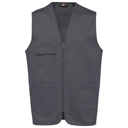 Chaleco polialgodón multibolsillos - Unisex