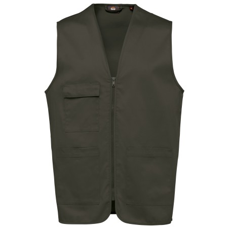 Chaleco polialgodón multibolsillos - Unisex