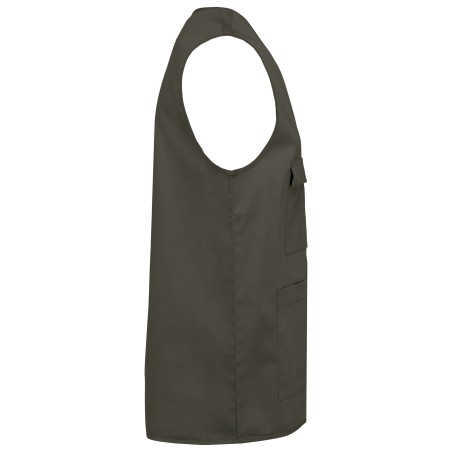 Unisex polycotton multi-pocket vest