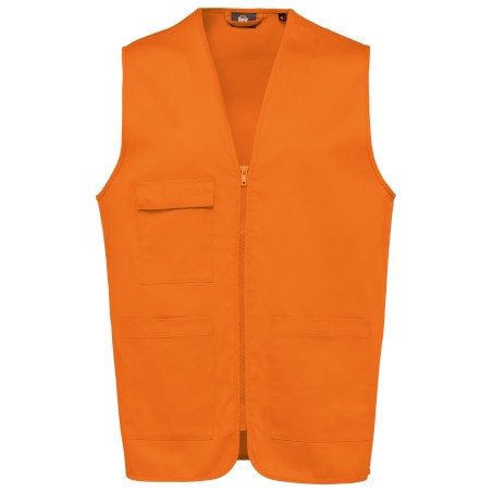 Chaleco polialgodón multibolsillos - Unisex