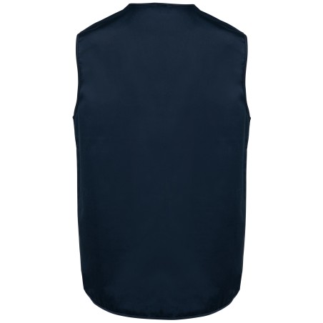 Unisex lined multi-pocket polycotton vest