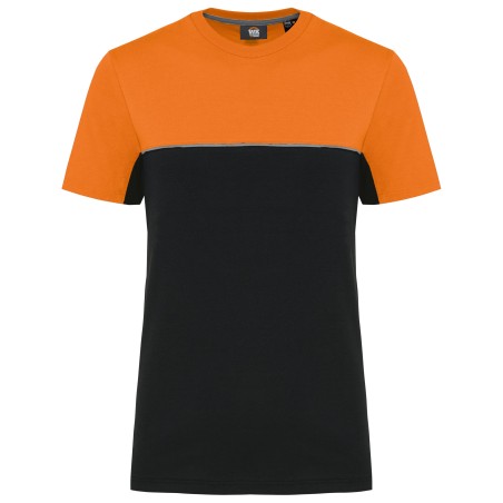 Camiseta bicolor ecorresponsable manga corta - Unisex