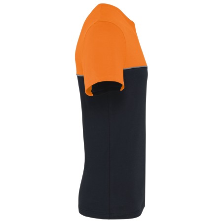 Camiseta bicolor ecorresponsable manga corta - Unisex