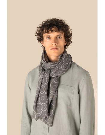 Fular con estampado