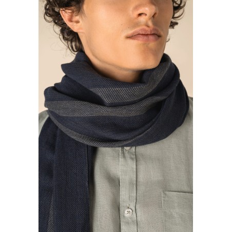 Fular a rayas unisex