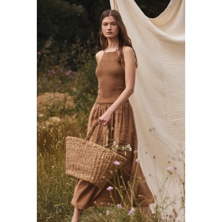 Hand-woven basket
