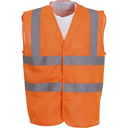 Hi-Vis Open Mesh Waistcoat