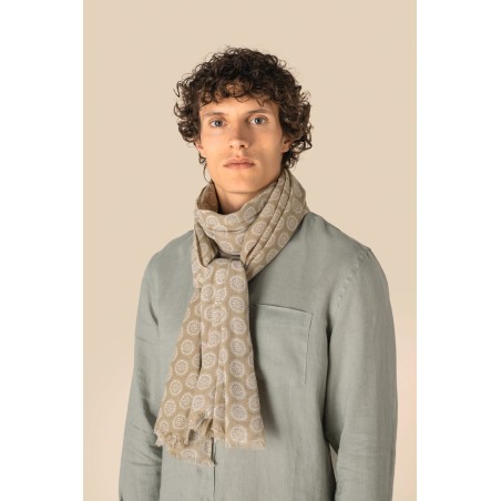 Fular con estampado unisex