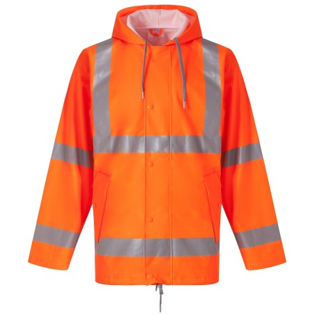 Hi-Vis Soft Flex Breathable Rain Jacket