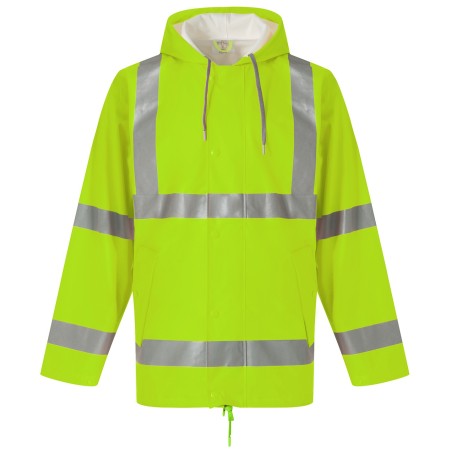 Chaqueta Alta Visibilidad Soft Flex transpirable para lluvia