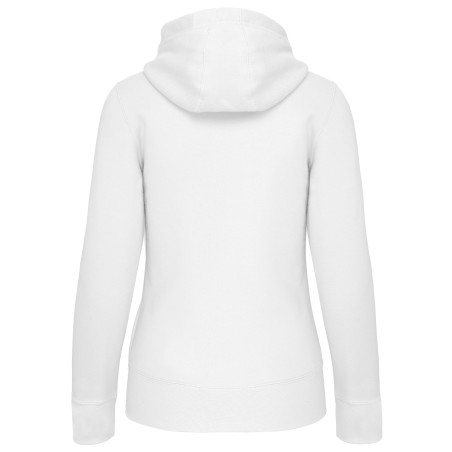 Sudadera con capucha y cremallera de mujer