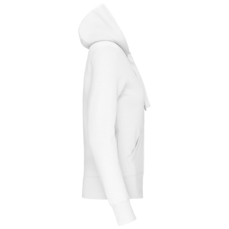 Sudadera con capucha y cremallera de mujer