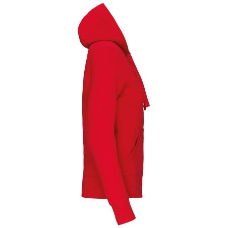 Sudadera con capucha y cremallera de mujer
