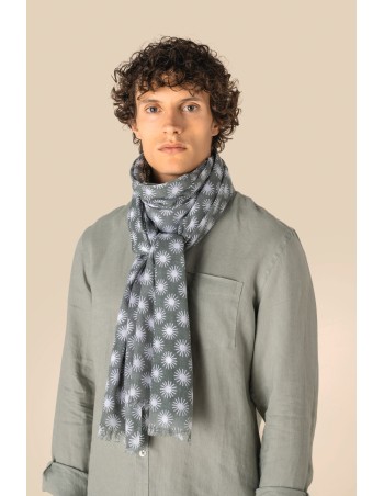 Fular con estampado unisex