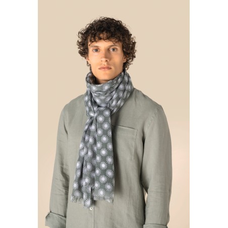 Fular con estampado unisex
