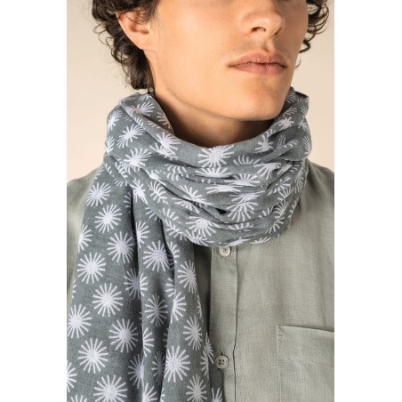 Fular con estampado unisex