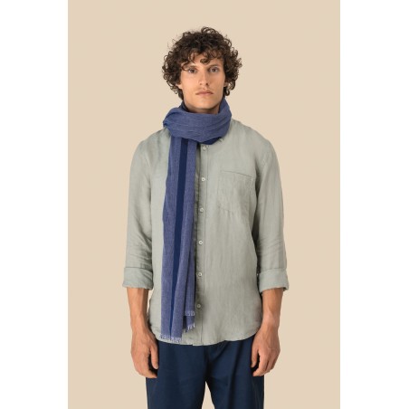Fular tejido chambray unisex