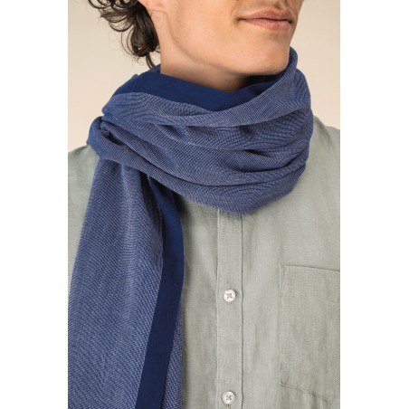Fular tejido chambray unisex