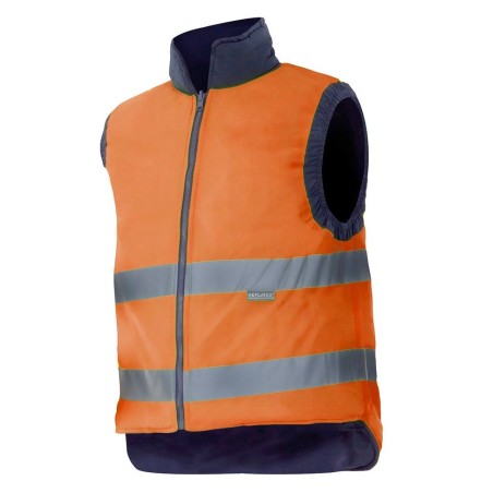 CHALECO ACOLCHADO REVERSIBLE DE ALTA VISIBILIDAD