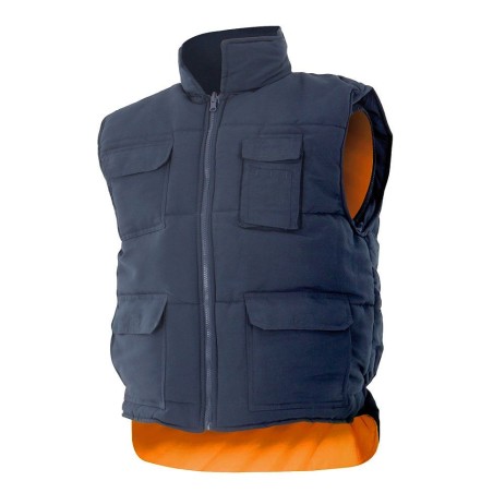 CHALECO ACOLCHADO REVERSIBLE DE ALTA VISIBILIDAD