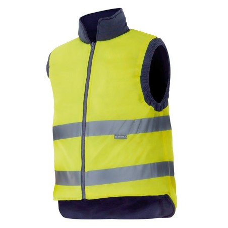 CHALECO ACOLCHADO REVERSIBLE DE ALTA VISIBILIDAD