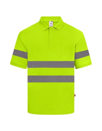 POLO AV REFLECTANTE MANGA CORTA