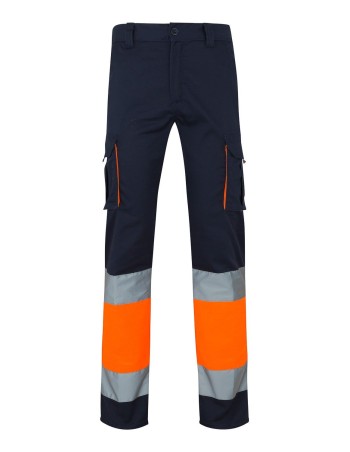 PANTALÓN DE TRABAJO ELÁSTCO CON BANDAS REFLECTANTES 2
