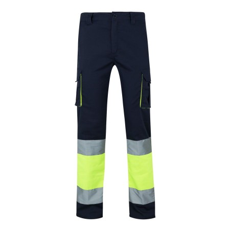 PANTALÓN DE TRABAJO ELÁSTCO CON BANDAS REFLECTANTES