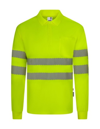 POLO AV REFLECTANTE M/L BANDAS SEGMENTADAS