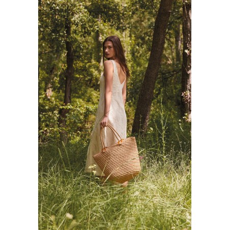 Shopper in vegetal fiber