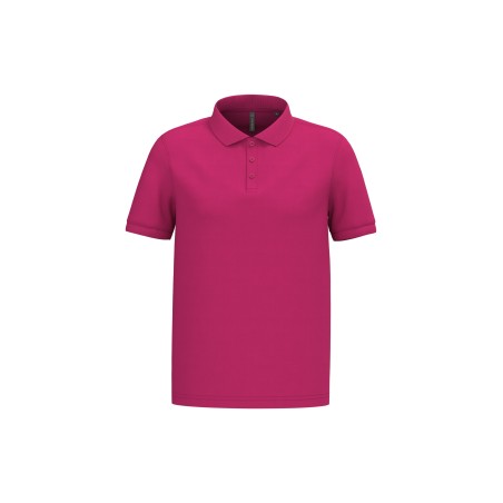 Polo piqué manga corta hombre