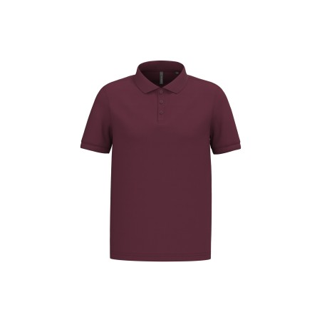 Polo piqué manga corta hombre