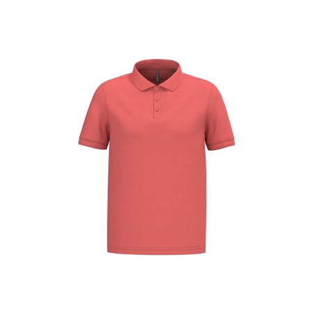Polo piqué manga corta hombre