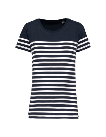 Camiseta marinera algodón orgánico mujer 2