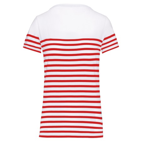 Camiseta marinera algodón orgánico mujer