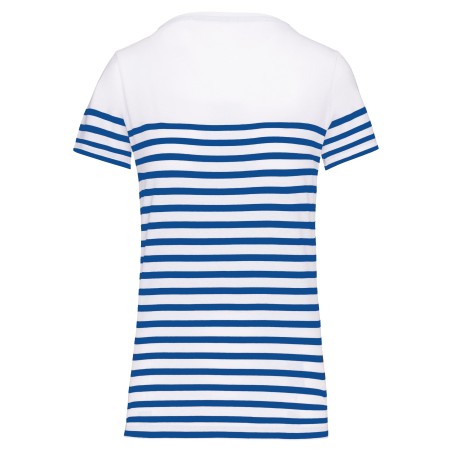 Camiseta marinera algodón orgánico mujer
