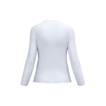 Camiseta manga larga y cuello redondo mujer