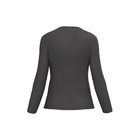 Camiseta manga larga y cuello redondo mujer