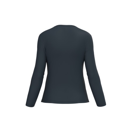Camiseta manga larga y cuello redondo mujer