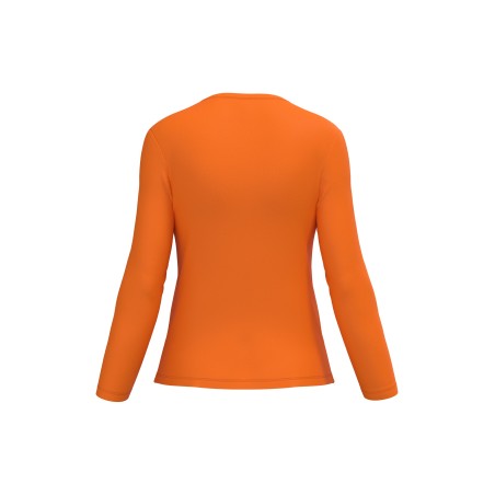 Camiseta manga larga y cuello redondo mujer