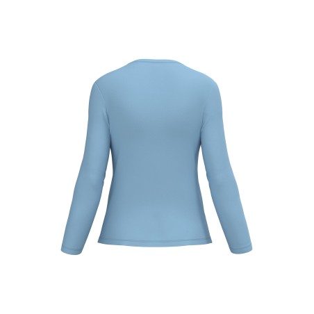 Camiseta manga larga y cuello redondo mujer