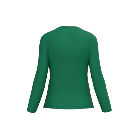 Camiseta manga larga y cuello redondo mujer