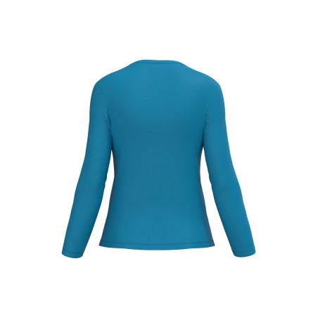 Camiseta manga larga y cuello redondo mujer