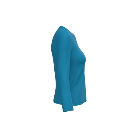 Camiseta manga larga y cuello redondo mujer