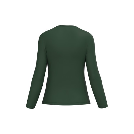 Camiseta manga larga y cuello redondo mujer