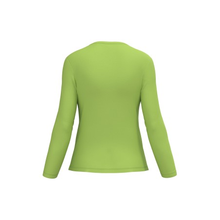 Camiseta manga larga y cuello redondo mujer