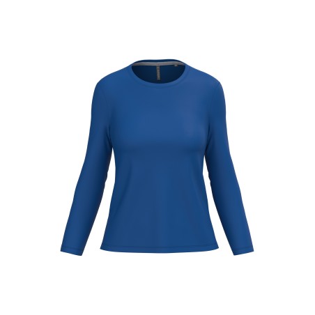 Ladies\\\' long-sleeved crew neck T-shirt