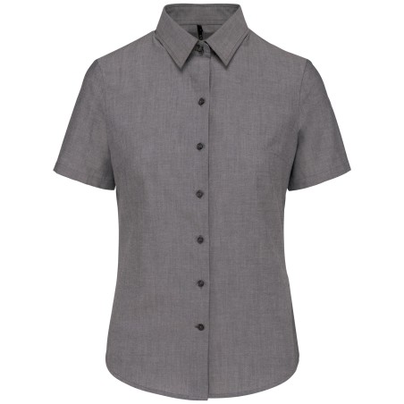 Ladies\\\' short-sleeved Oxford shirt