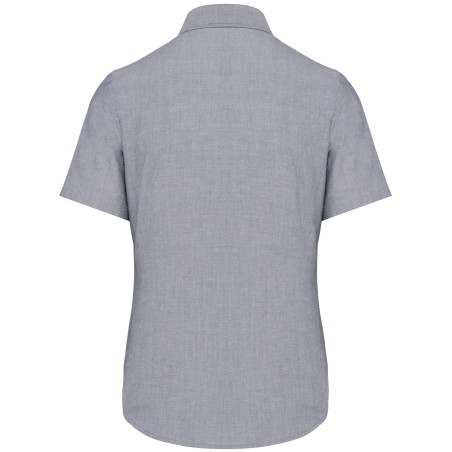 Camisa oxford manga corta mujer