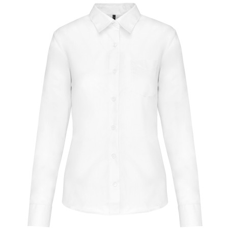 Ladies’ easy-care polycotton poplin shirt